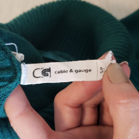 Blue/green turtleneck sweater size S - Picture 11 of 12